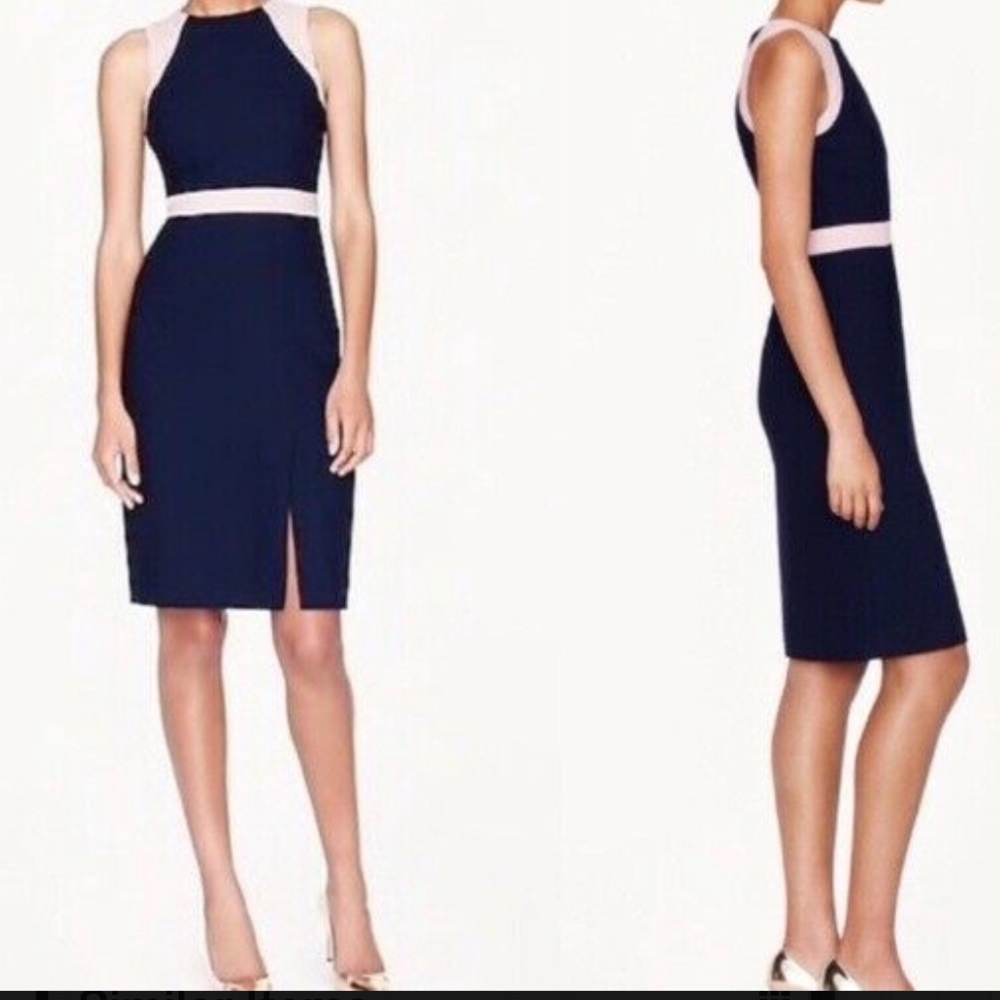 J Crew Gwen Color  Block Dress
